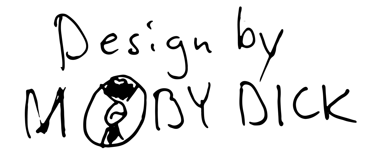 Design By Moby Dicks logotype